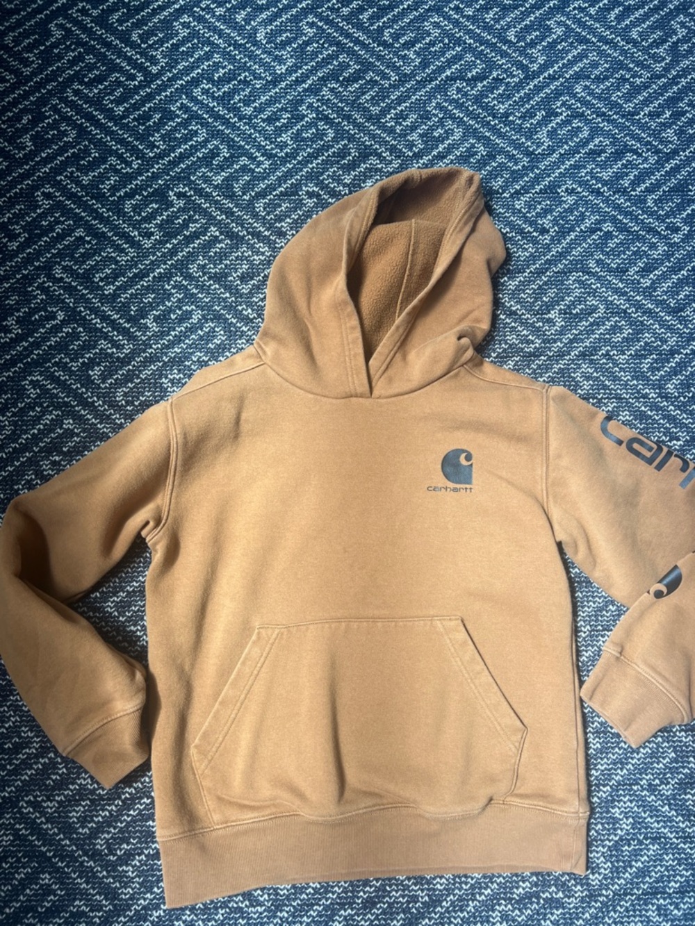 Carhartt Kids' Brown Hooded Sweatshirt